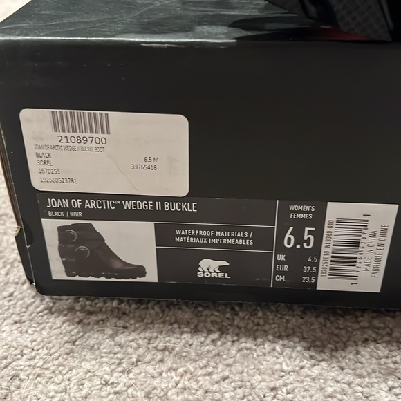 Joan of Arctic Wedge II Buckle Size 6.5 - Picture 3 of 4